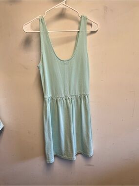 J. Crew Mint Green Scoop Neck Tank Dress